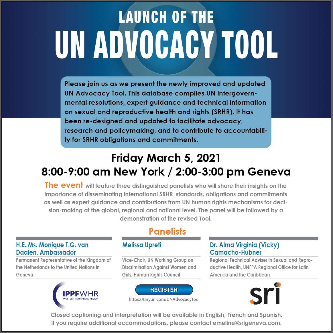 Launch of the UN Advocacy Tool Sexual Rights Initiative